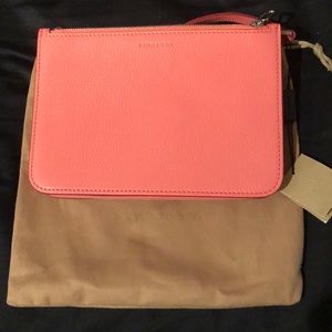 Coral Burberry Handbag